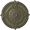 Ekena Millwork Attica Acanthus Leaf Ceiling Medallion (Canopies up to 4 5/8"), 53 1/2"OD x 3 1/2"P, Spartan Stone CM53ATSSF - alternate 1
